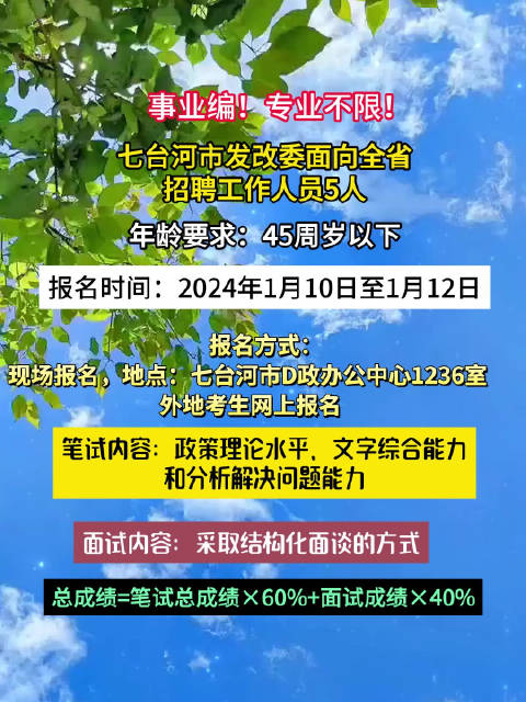 七臺河招聘資訊詳解，觀點闡述與分析